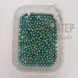 Декор сахарный голубой хром 6мм 50гр