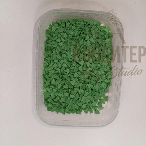 Декор сахарный Елки зеленые 50гр