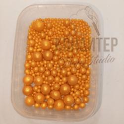 Декор воздушный рис золото 50гр