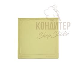 Подложка квадратная золото/белая 30*30*3,2