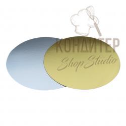 Подложка 34*0,8 золото/белая