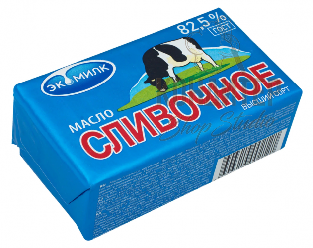 Масло Сливочное Экомилк 82,5% 450г