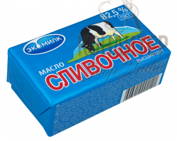 Масло Сливочное Экомилк 82,5% 450г