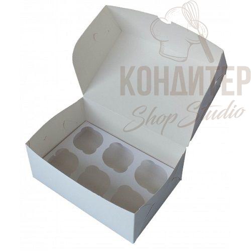 Упаковка для капкейков на 6 шт эконом 250*170*100