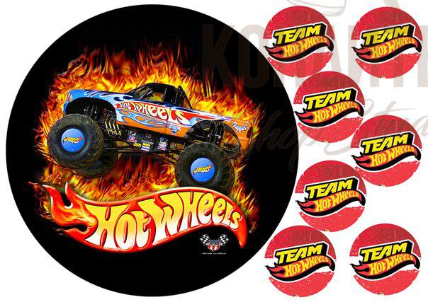 Картинки машинки hot wheels на торт