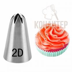 Кондитерская насадка 2D закрытая звезда