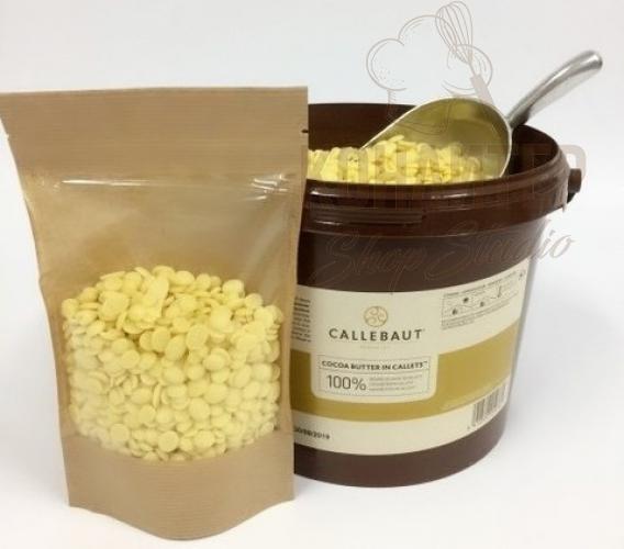 Какао-масло 100% Callebaut (в каллетах)