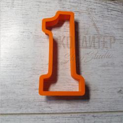 Вырубка Цифра 1 9см