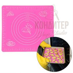 Силиконовый коврик с разметкой 28х25,5 см