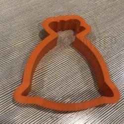 Вырубка "Мешок деда мороза" 5 см