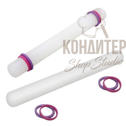 Скалка с ограничителями кондитерская 21х3 см