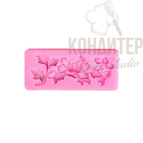 молд силиконовый Композиция из розы 4,5*10,5см