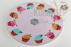 Поворотный столик стеклянный 