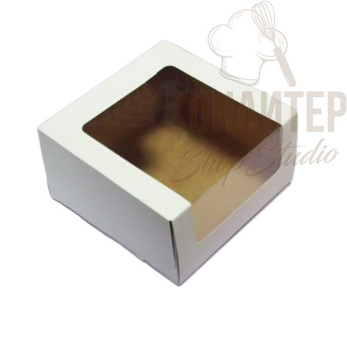 Коробка для торта с окном 225*225*110