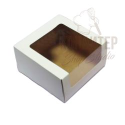 Коробка для торта с окном 225*225*110