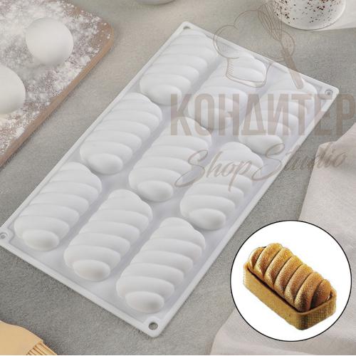 Форма для муссовых десертов и выпечки «Корде», 30×17,5 см, 9 ячеек