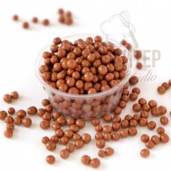 Шоколадные хрустящие шарики CALLEBAUT CRISPEARLS Milk - молочный шоколад 50гр