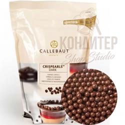 Шоколадные хрустящие шарики CALLEBAUT CRISPEARLS - темный шоколад