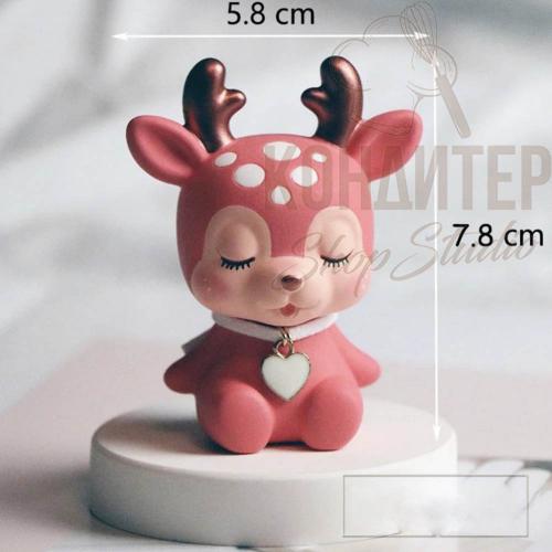 Молд силиконовый 3D Олень 6*7см