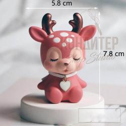Молд силиконовый 3D Олень 6*7см