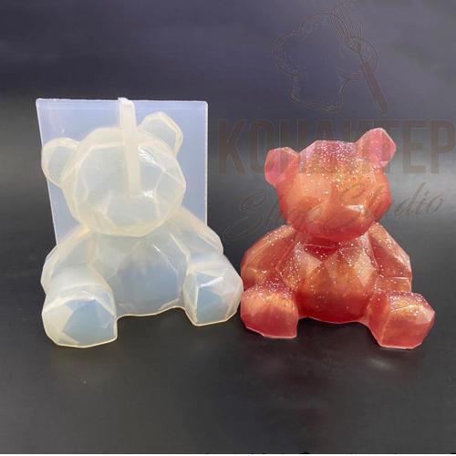 Молд силиконовый 3D Межвежонок 7*7см