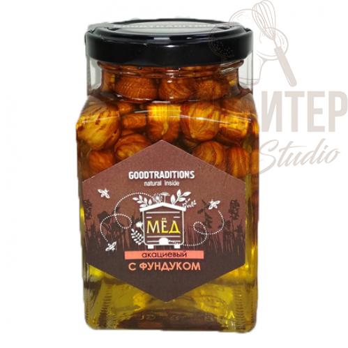 Мед акации с фундуком