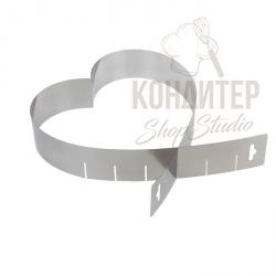 Форма кондитерская "Сердце", с регулируемым размером 