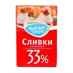 Сливки Чудское Озеро 33% 200мл