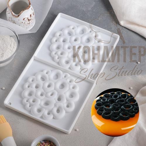 Силиконовая форма для муссовых десертов Коралл