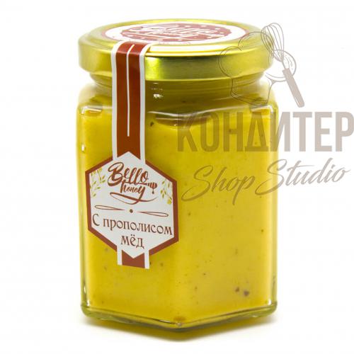 Крем-мёд с прополисом Bello honey 260гр стекл банка