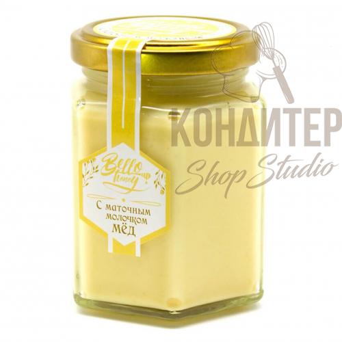 Крем-мёд с маточным молочком  Bello Honey 260гр стекл банка