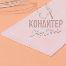 Мат силиконовый Квадрат 11*23см 8яч