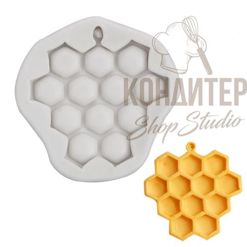 Молд силиконовый Соты 5*5см