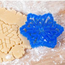 Вырубка с оттиском Рождественская снежинка, 9 см