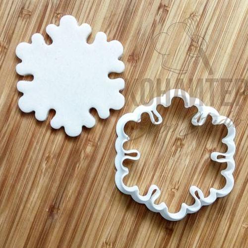 Вырубка Снежинка рождественская, высота 5 см