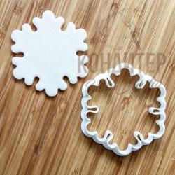 Вырубка Снежинка рождественская, высота 5 см