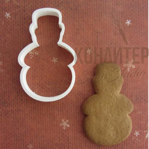 Вырубка снеговик 1 , 9,5*7 см