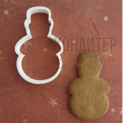Вырубка снеговик 1 , 9,5*7 см