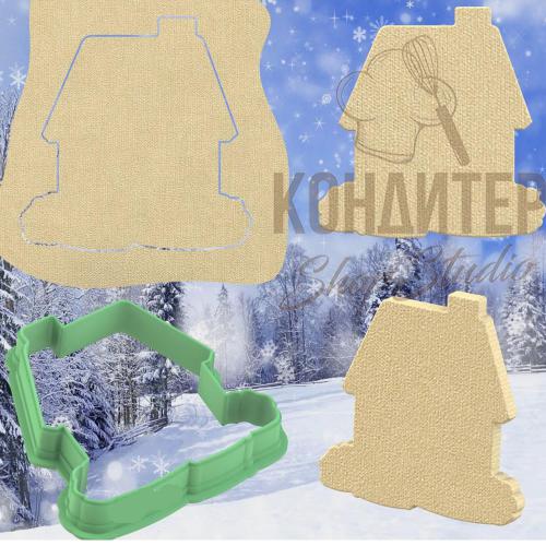 Вырубка домик 10 см