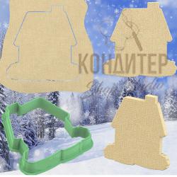 Вырубка домик 10 см